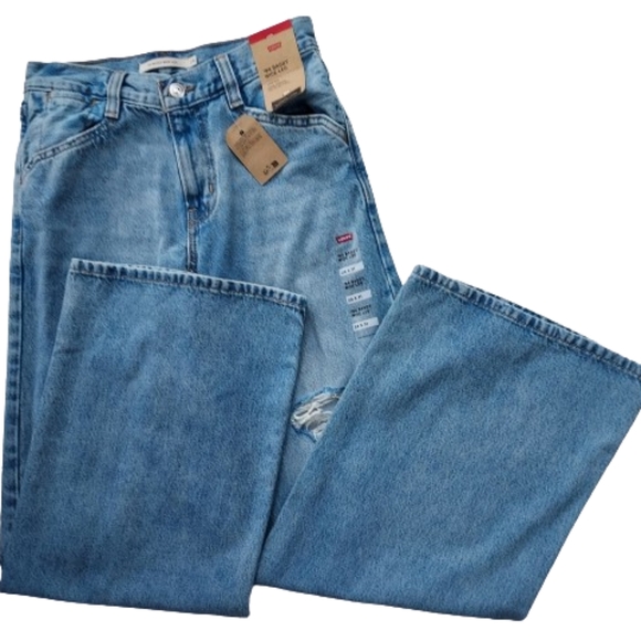 Levi's 94 Baggy Wide Leg Denim Jean Size 24 NEW NWT - Picture 7 of 15